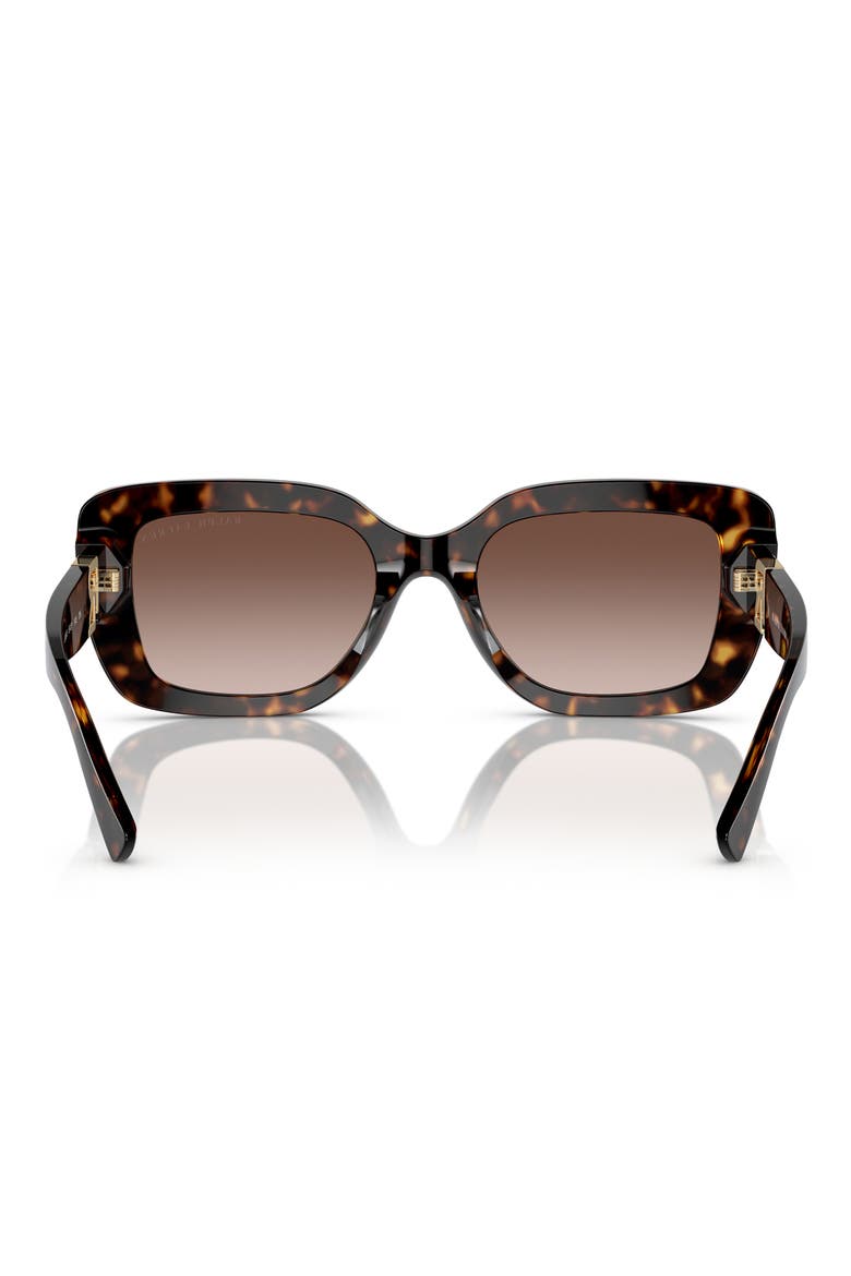55mm Nikki Gradient Rectangle Sunglasses, Alternate, color, HAVANA / GRADIENT BROWN