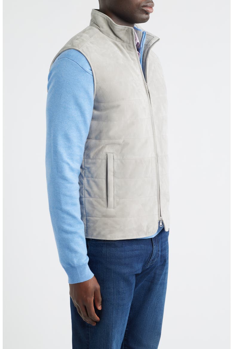 Crown Crafted Featherweight Suede Vest, Alternate, color, BRITISH GREY