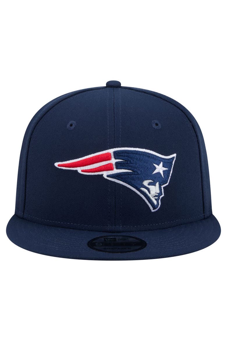 Men's New Era  Navy New England Patriots 9FIFTY Snapback Hat, Alternate, color, Navy