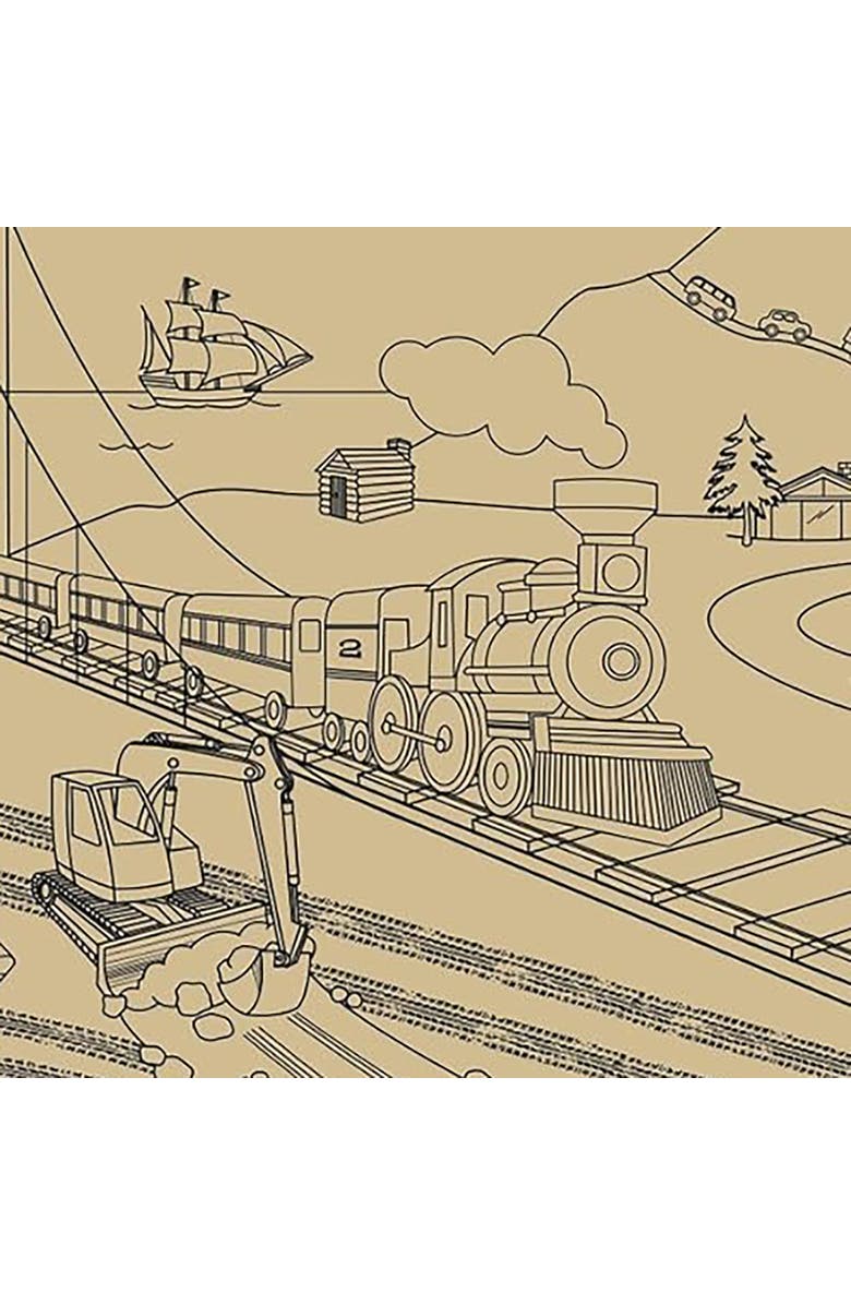 Lullubee Giant Coloring Mural On The Go, Kids, Alternate, color, Multicolored