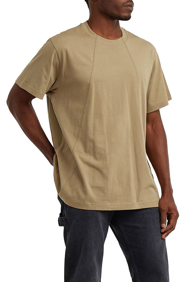 Exposed Seam T-Shirt, Alternate, color, SAFARI