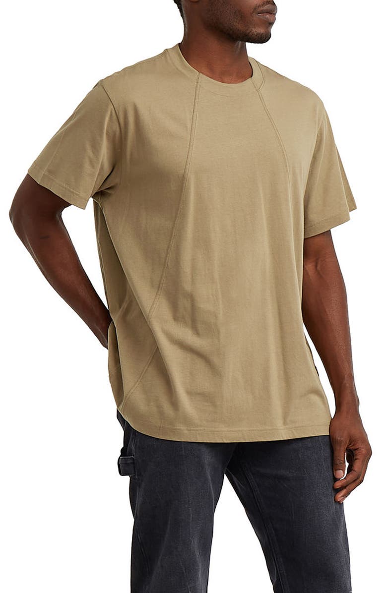 G-STAR Exposed Seam T-Shirt, Alternate, color, Safari