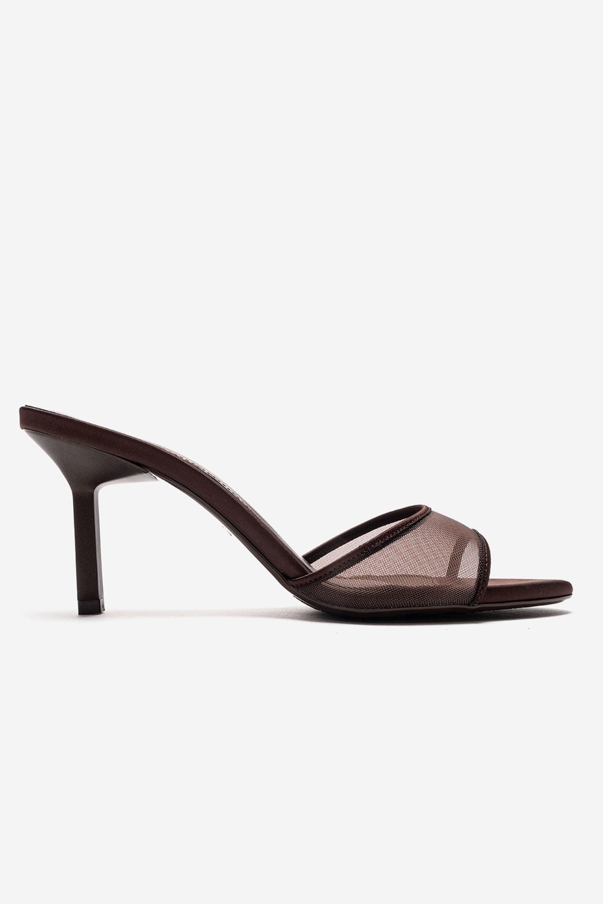Monroe Stiletto Mesh Sandal, Alternate, color, Brown
