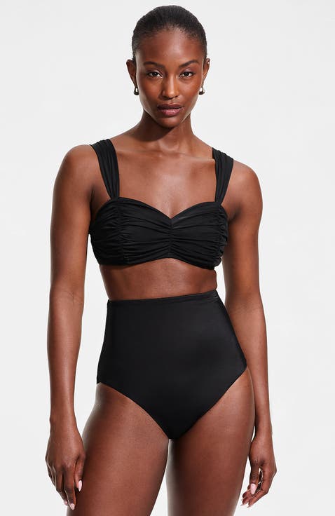Slender Lite Sweetheart Shirred Bikini Top