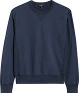 AG Blake Cotton French Terry Crewneck Sweatshirt