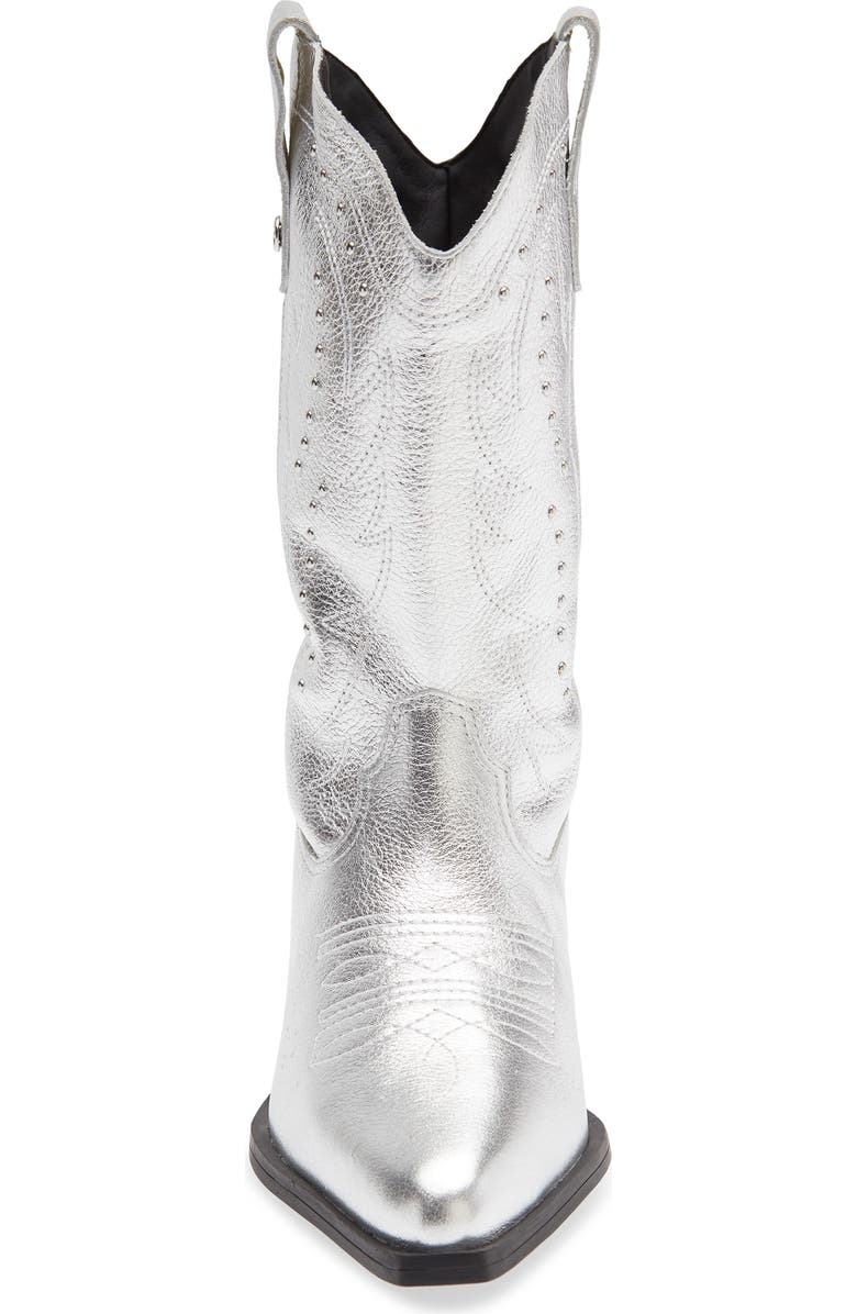 Bottero Metallic Western Boot, Alternate, color,