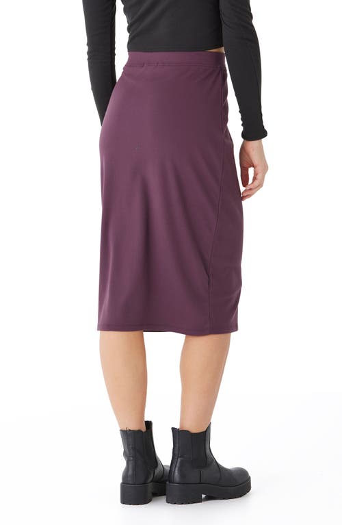 Shop Threads 4 Thought Marla Luxe Midi Skirt In Peppercorn