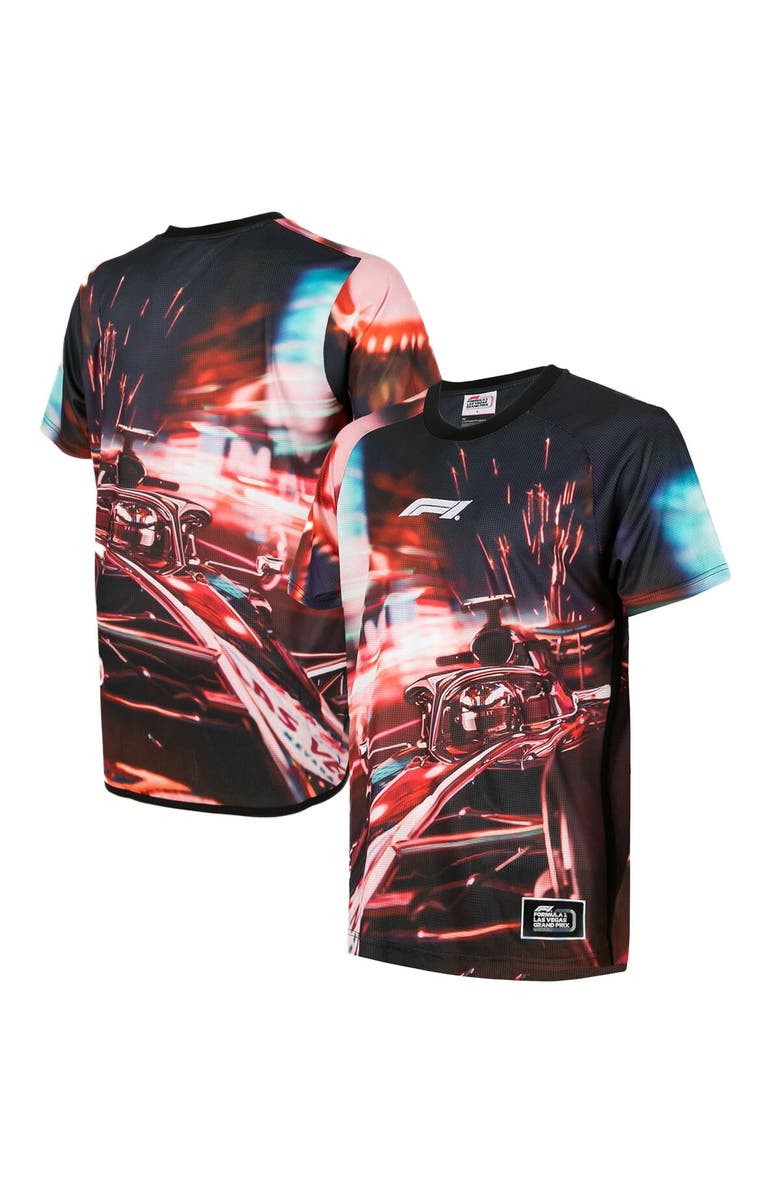Insomniac Unisex Black Formula 1 2023 Las Vegas Grand Prix Classic Soccer Jersey, Main, color,