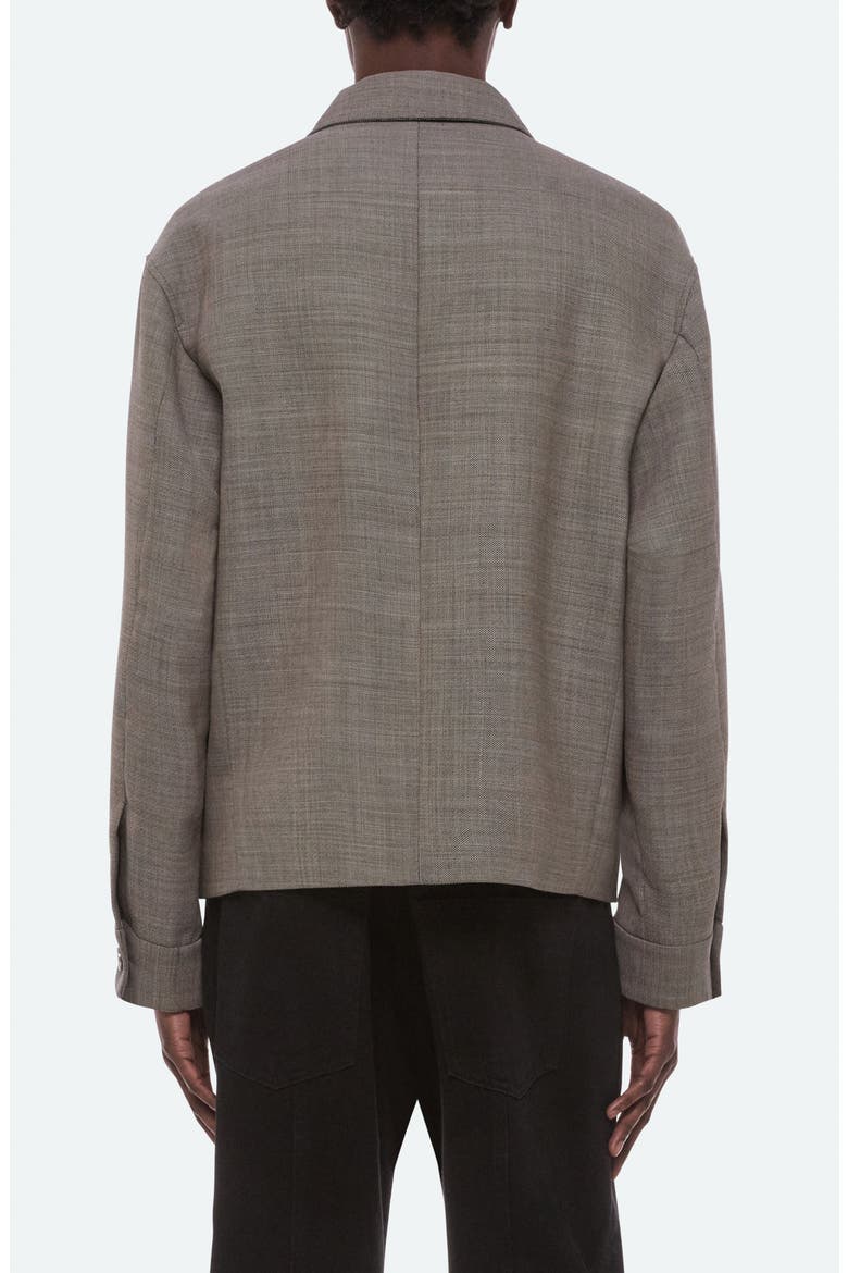 Sharkskin Shirt Jacket, Alternate, color, BEIGE MELANGE