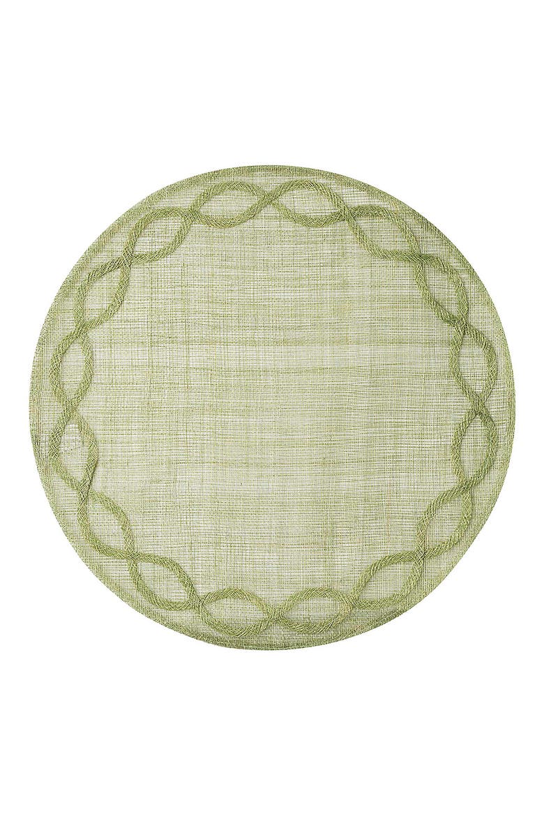 Tuileries Garden Set of 4 Placemats, Alternate, color, PISTACHIO
