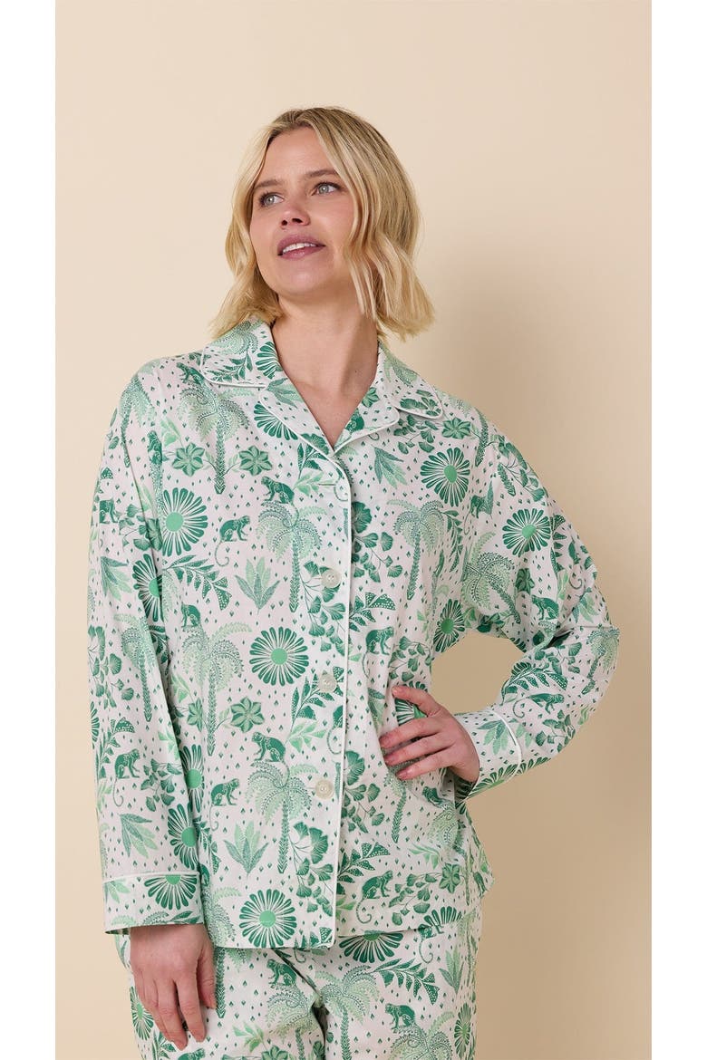 Luxe Pima Pajama, Alternate, color, Palmera Green