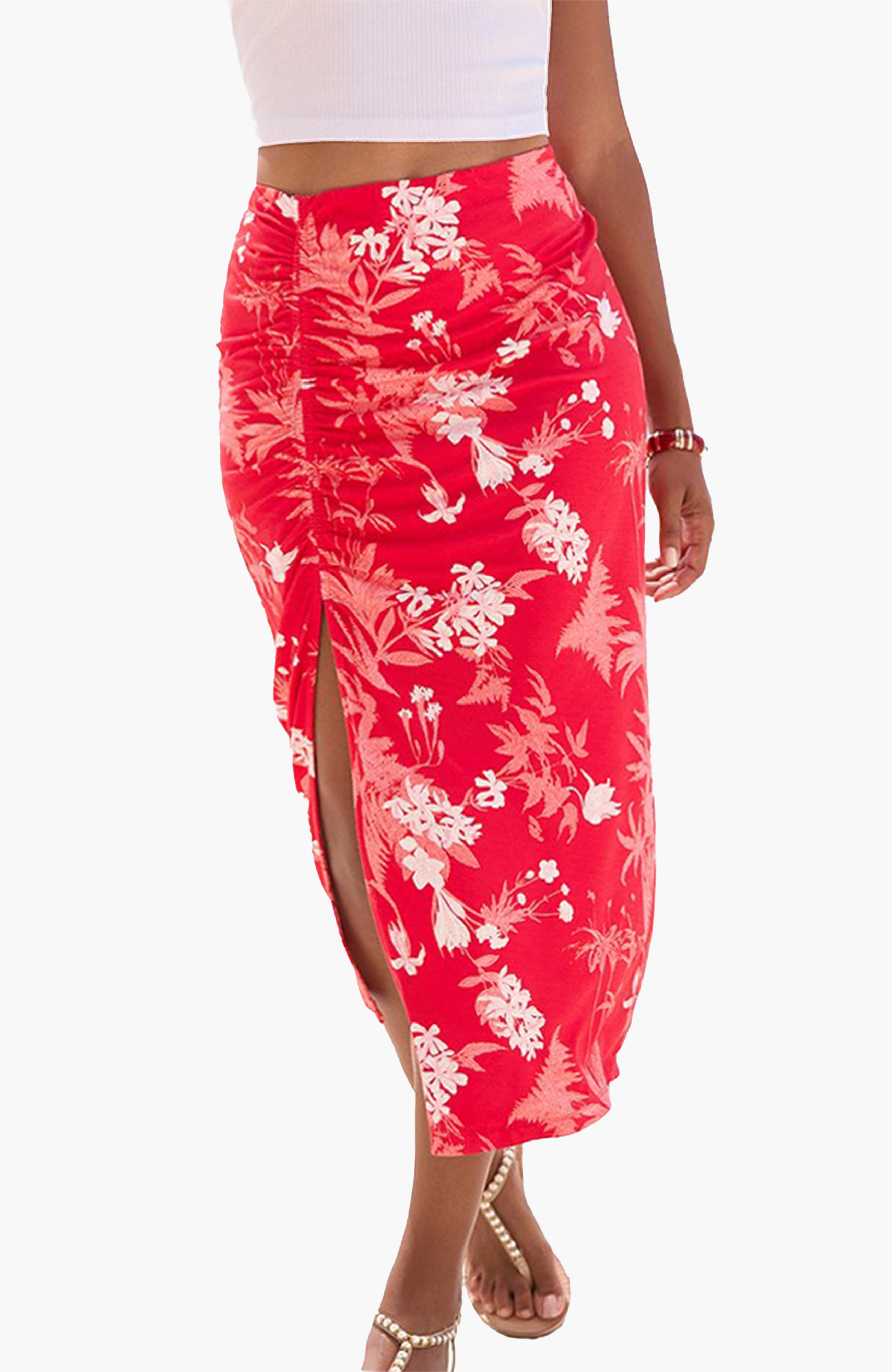 selected Red Printed