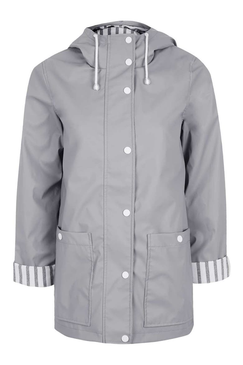 Maisie Rain Jacket, Alternate, color, GREY MULTI