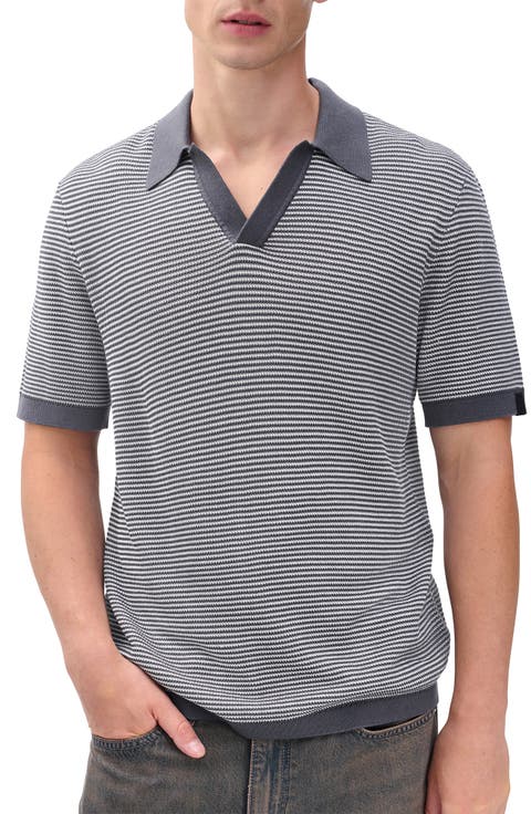 Harvey Chevron Johnny Collar Polo