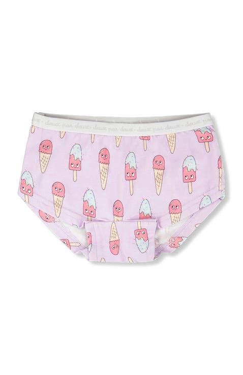 Organic Cotton Ice Creams Boyshort Panty (Toddler, Little Kid & Big Kid)