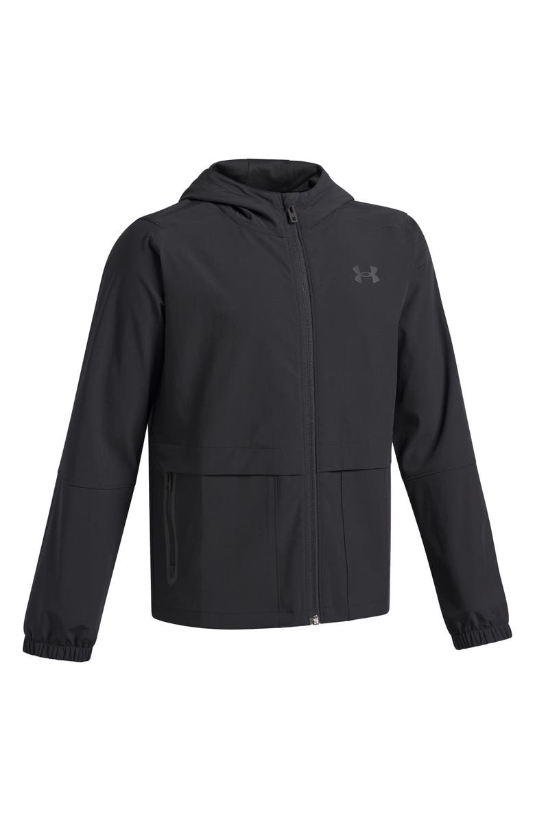 Under Armour Kids' Unstoppable Jacket, Alternate, color, Black