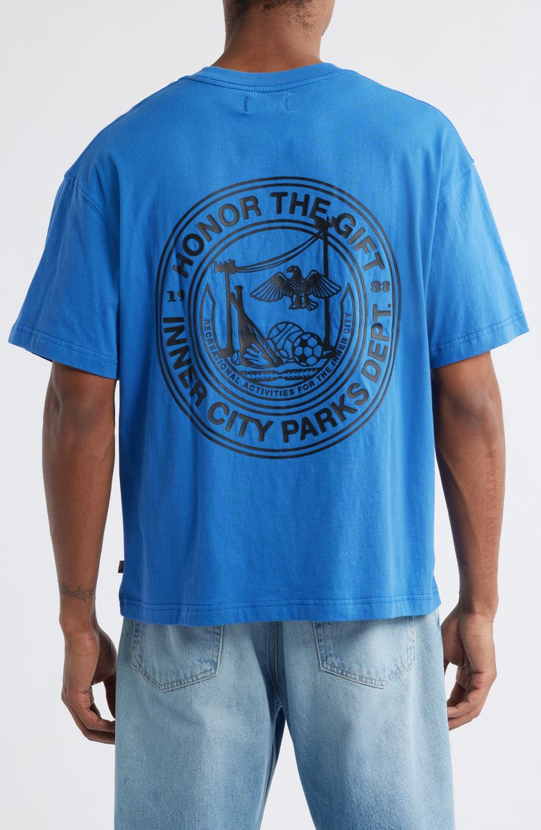 HONOR THE GIFT Inner City Parks Graphic T-Shirt, Alternate, color, Blue