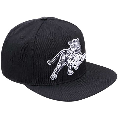 Men's Pro Standard Black Jackson State Tigers Arch Over Logo Evergreen Snapback Hat