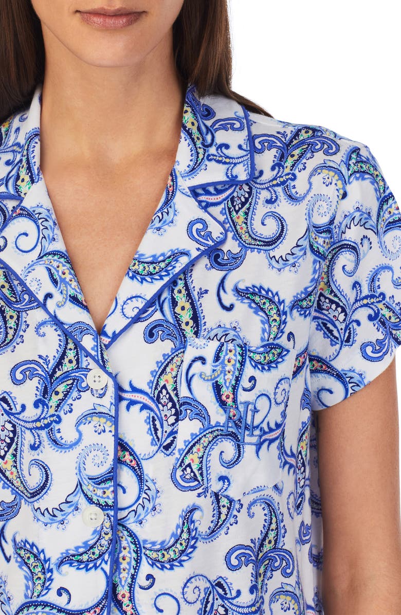 Lauren Ralph Lauren Print Capri Pajamas, Alternate, color, 