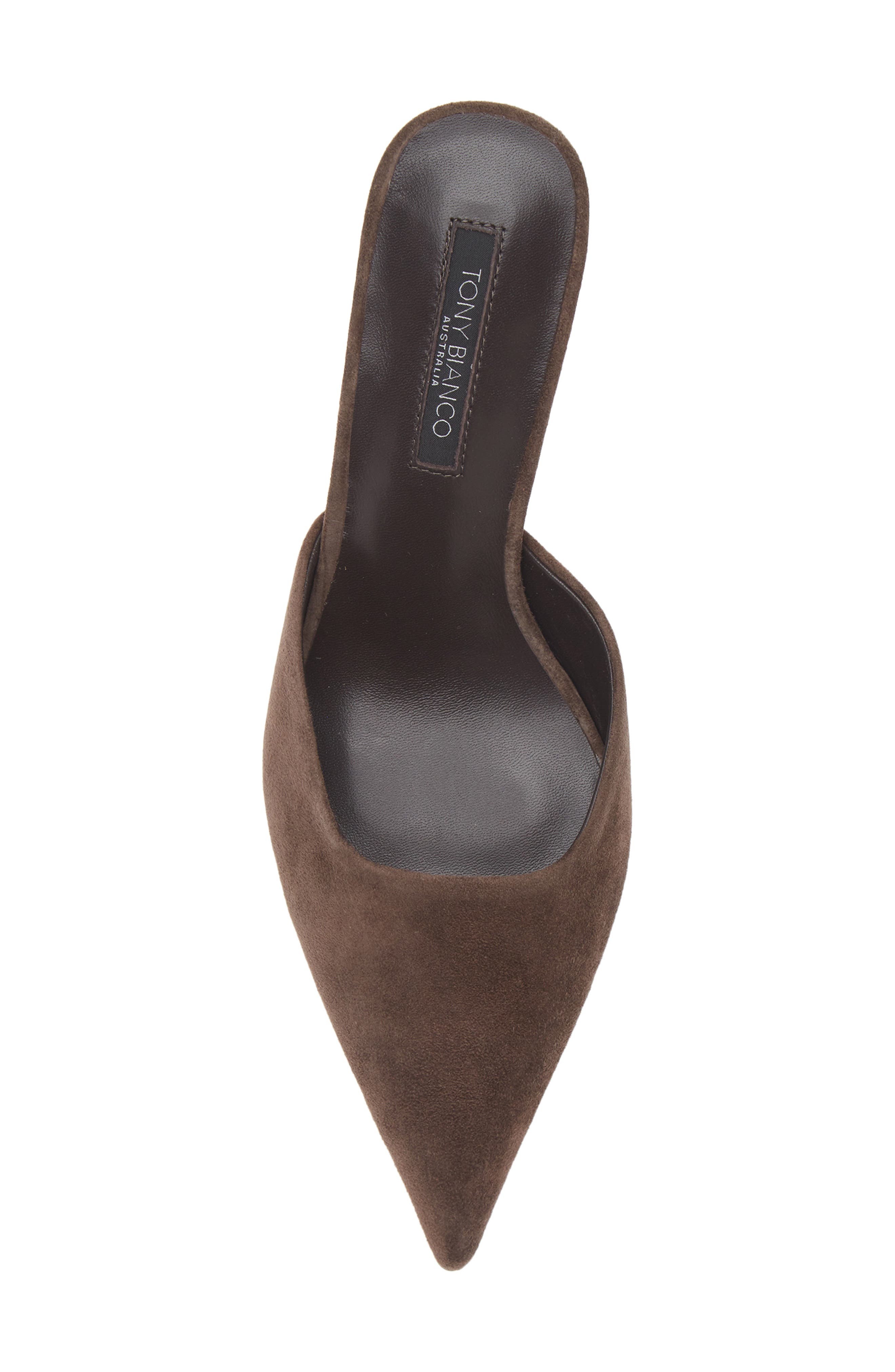 Tony Bianco Cosmic Pointed Toe Pump, Alternate, color, Espresso Suede