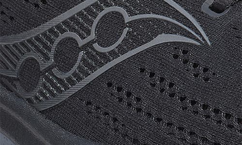 Saucony Hurricane 25 Running Shoe In Black