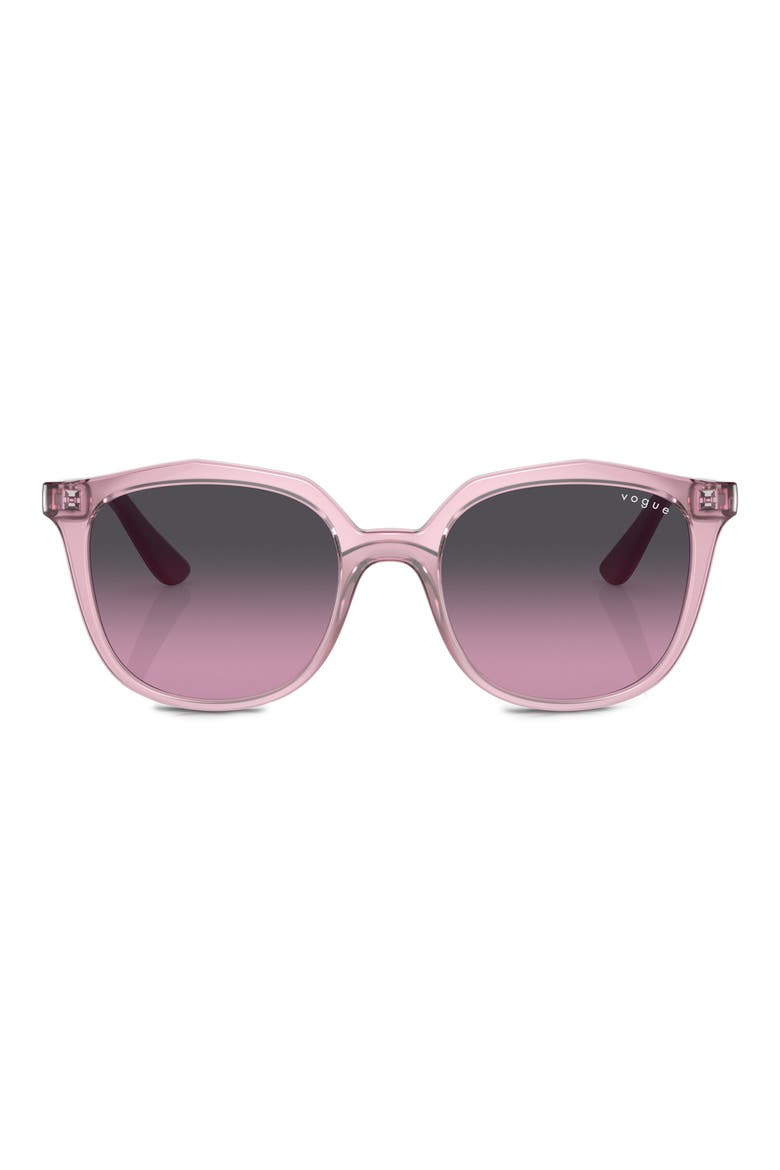 Kids' 45mm Gradient Irregular Sunglasses, Alternate, color, PURPLE