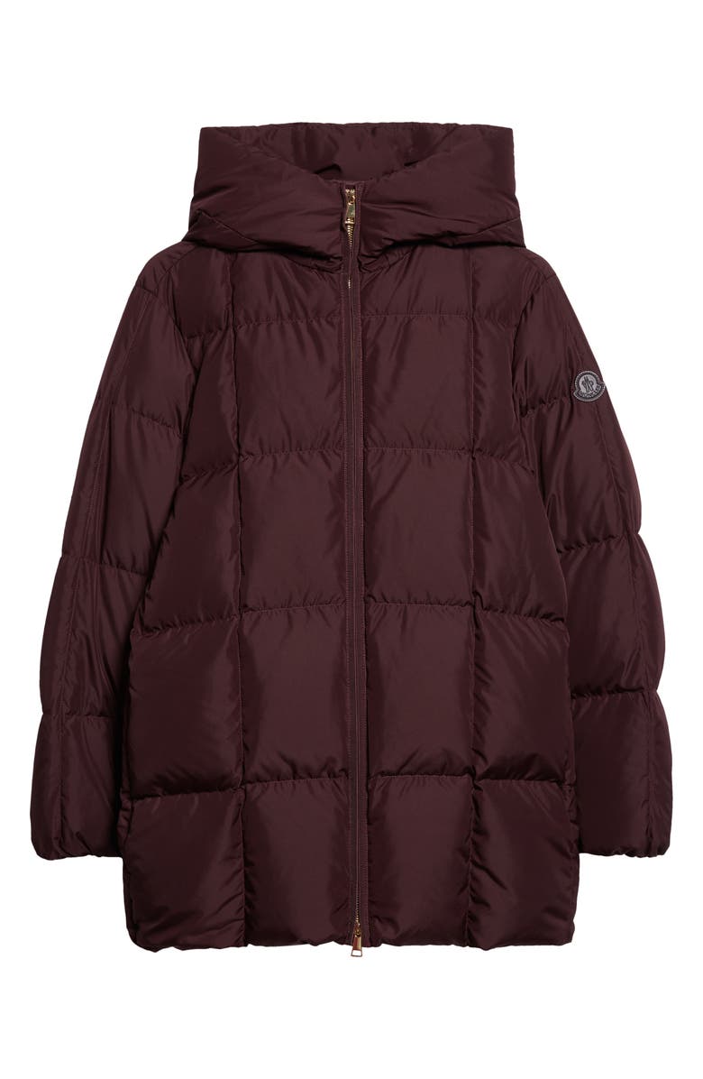Moncler Darbon Down Puffer Jacket, Alternate, color, Bordeaux