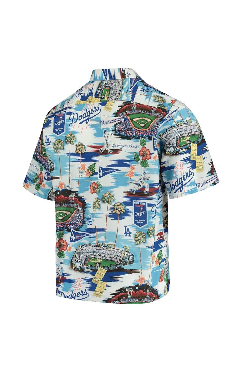 Reyn Spooner Los Angeles Dodgers Reyn Spooner Scenic Button-Up Shirt - Royal, Alternate, color, 