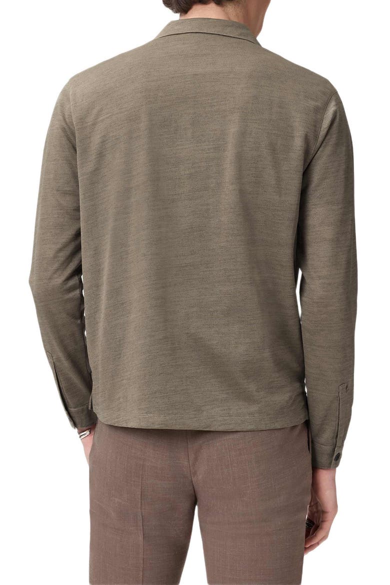 Sintra Summer Military Button-Up Shirt, Alternate, color, SHADOW GREY