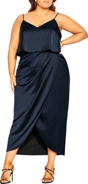 City Chic Baby Frill Midi Dress