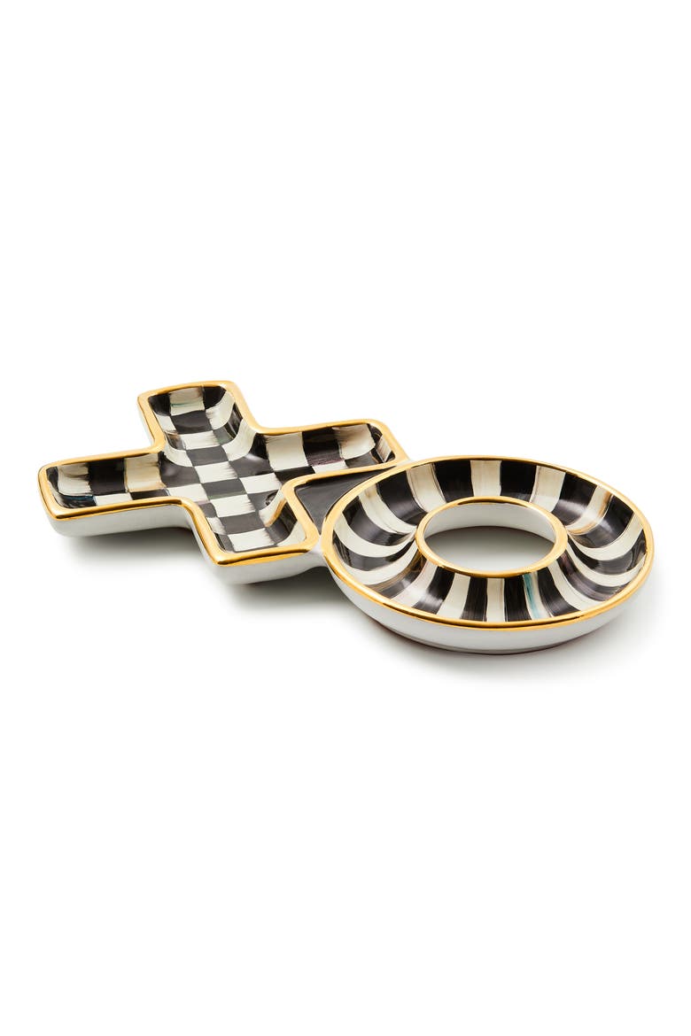 Courtly Check XO Dish, Main, color, BLACK