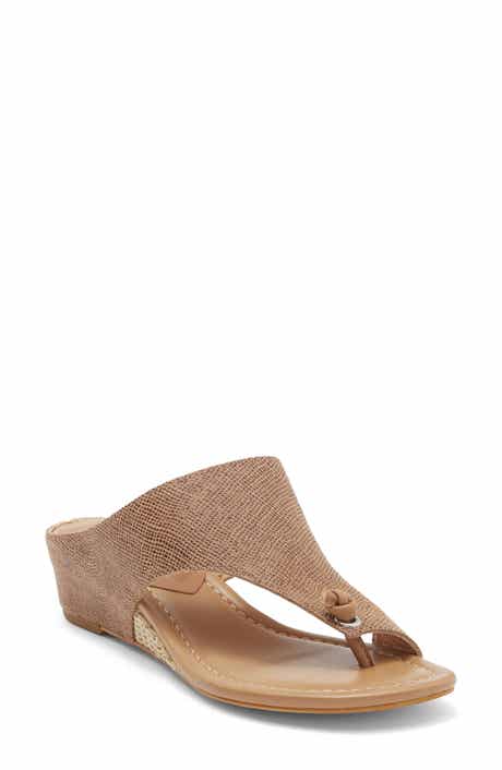Donald Pliner Toe Loop Wedge Sandal