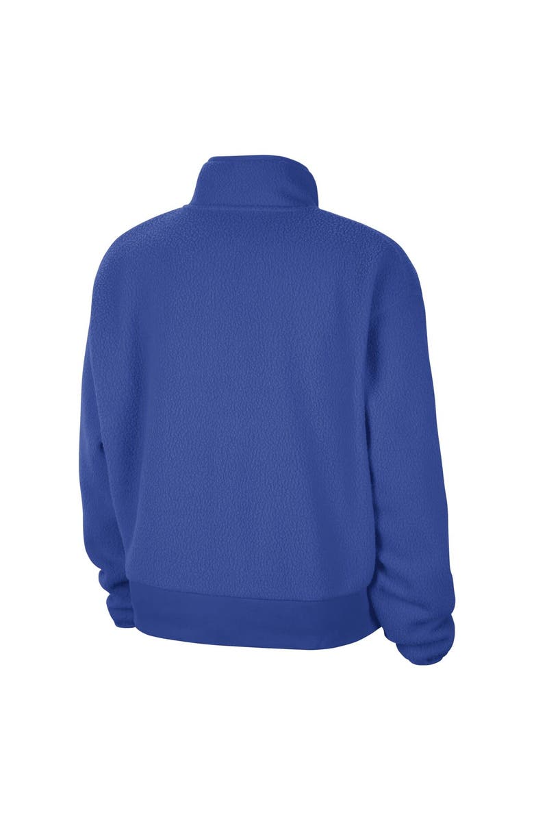 Nike Women's Nike Royal Duke Blue Devils Fly Fleece Quarter-Zip Jacket, Alternate, color,
