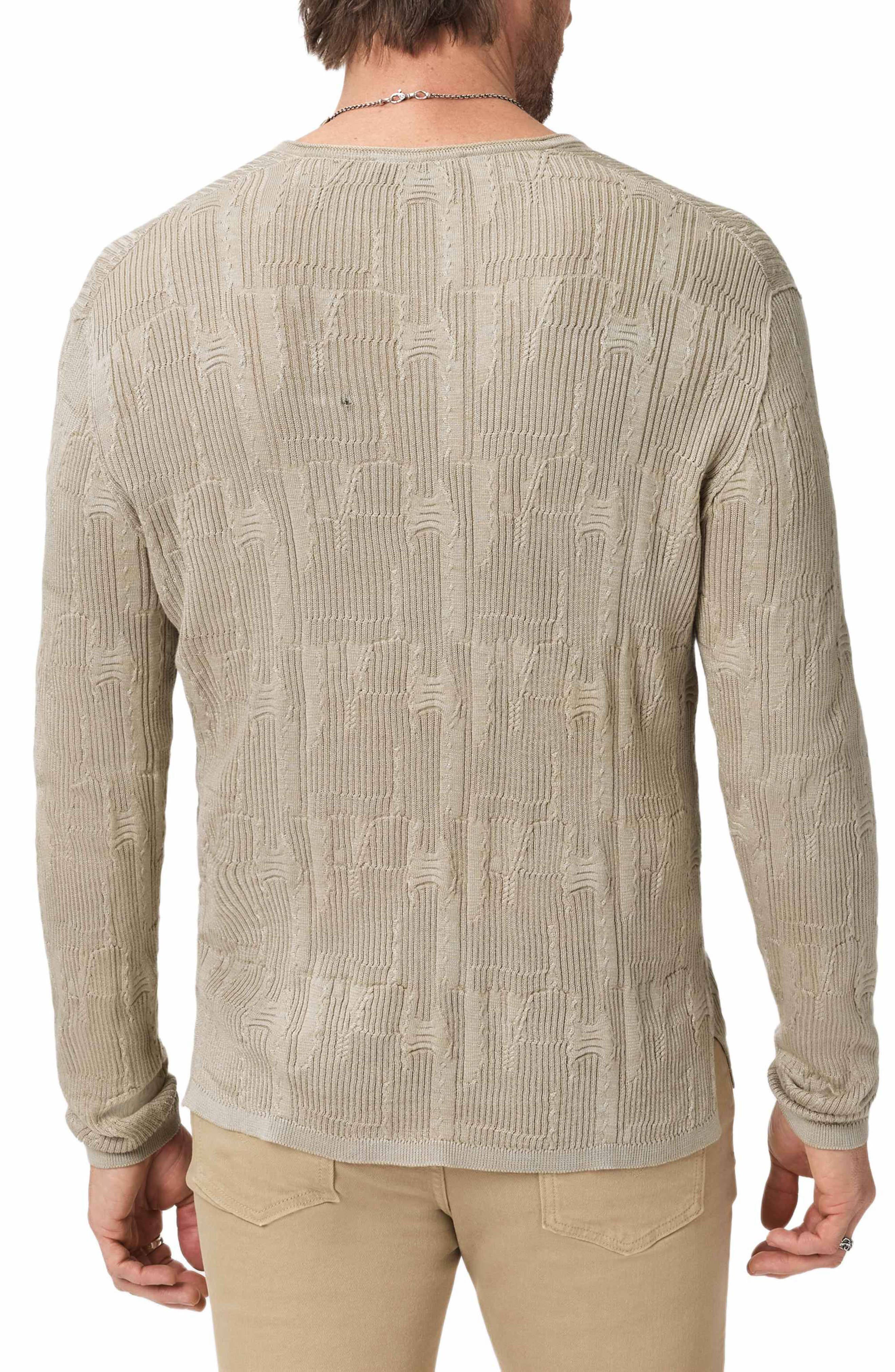 John Varvatos Vinny Broken Pattern Henley (Men) | Nordstrom