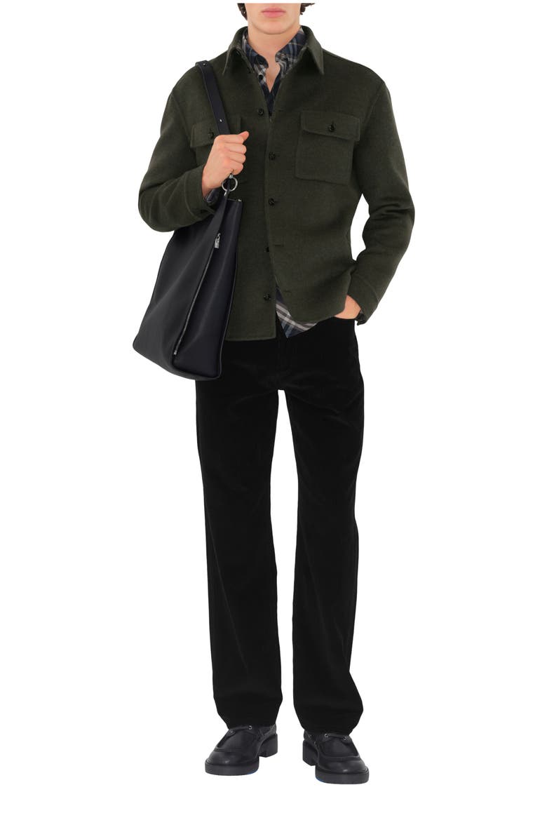 Burberry Wool Cashmere Overshirt, Main, color, 
