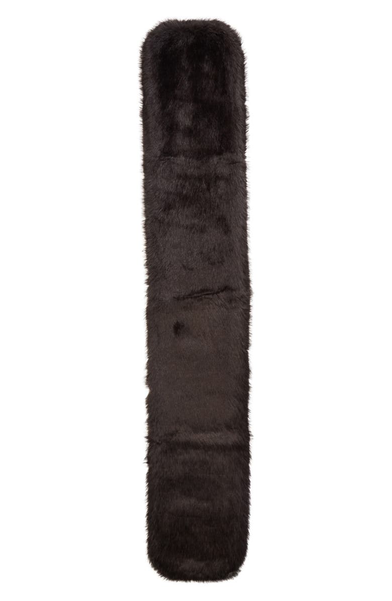TOTEME Faux Fur Scarf, Main, color,