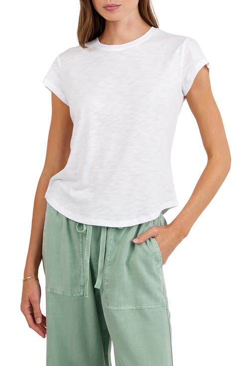 Cotton Blend Slub Baby Tee