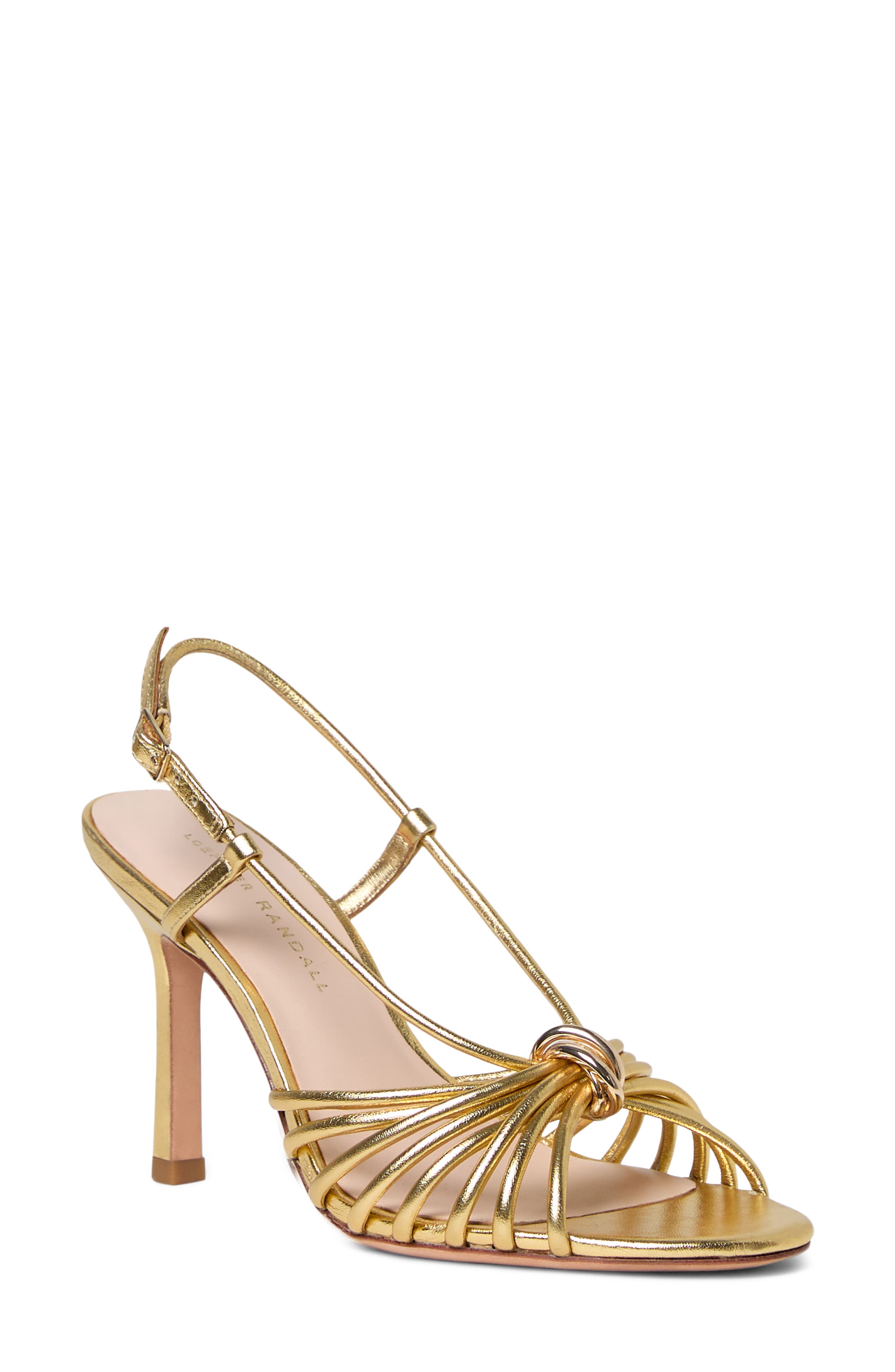 Loeffler Randall Mareka Slingback Sandal, Main, color, Gold