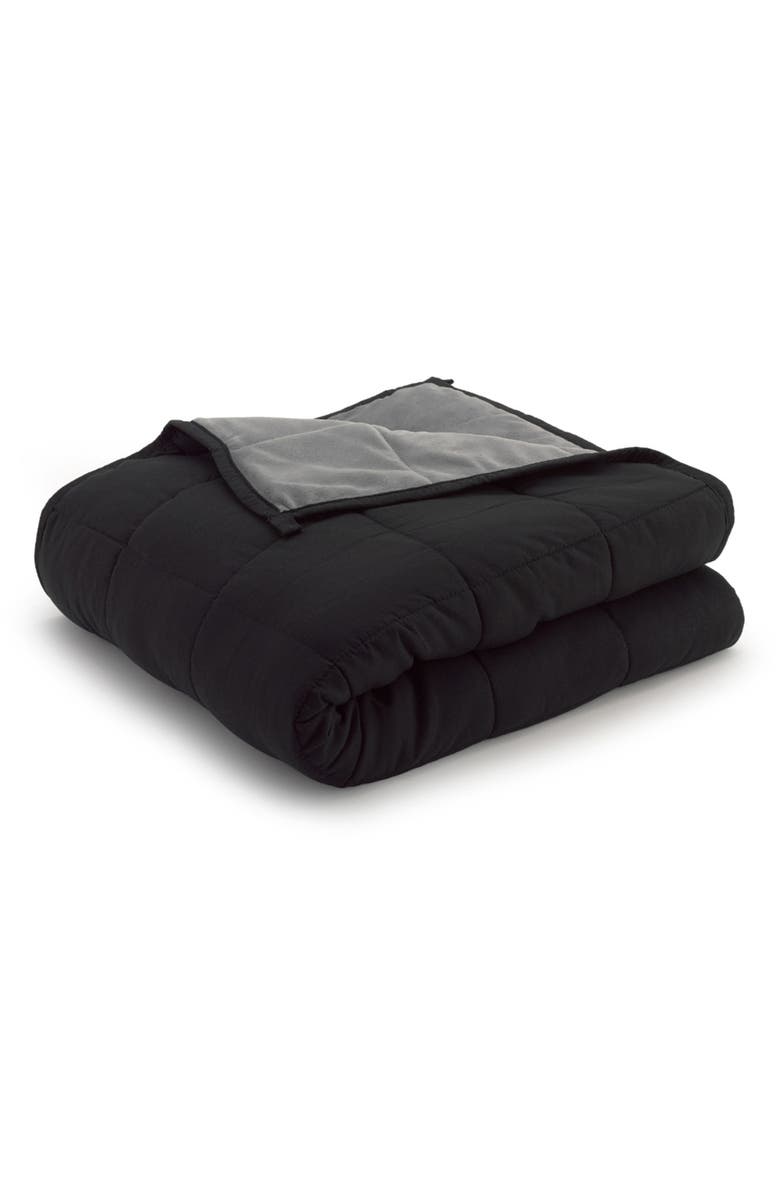 ELLA JAYNE HOME Weighted Blanket - 12 lbs., Alternate, color, Grey/Black