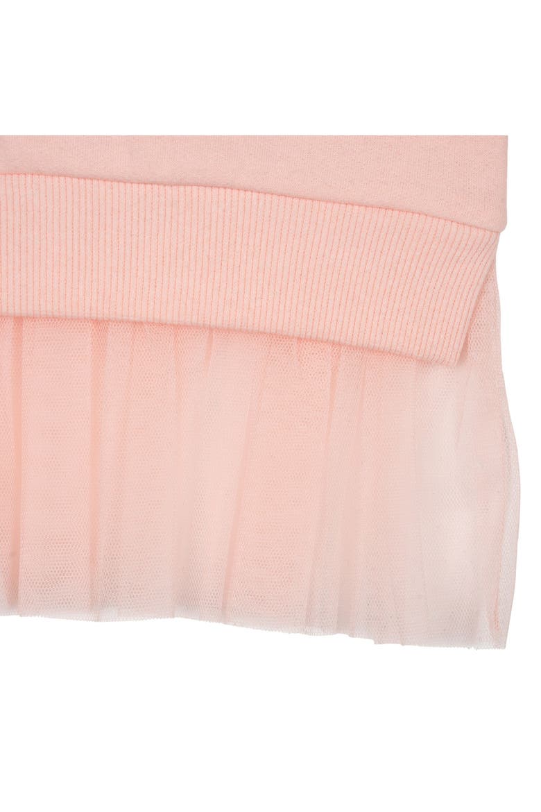 Princess Fleece Sweatshirt and Tulle Leggings Set, Alternate, color, Pink Grey Princesses