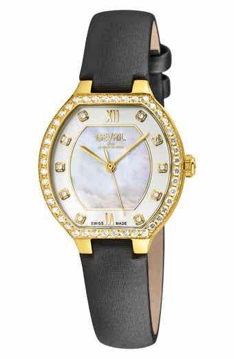 Lugano Swiss Diamond Bracelet Watch, 30mm x 36.2mm