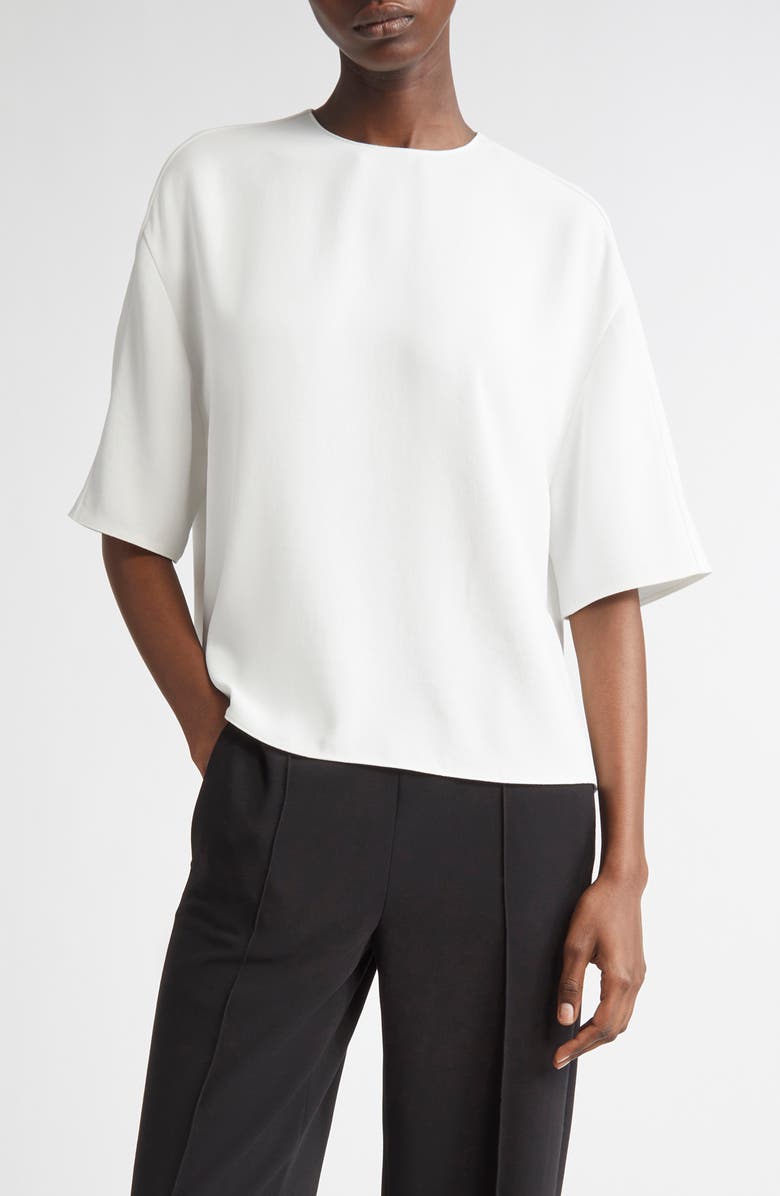 Vince Dolman Elbow Sleeve T-Shirt, Main, color, Off White