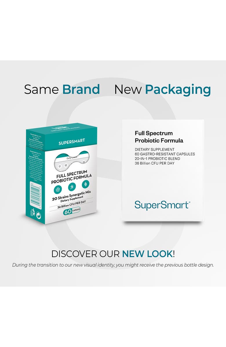 SuperSmart Full Spectrum Probiotic, Alternate, color, NO COLOR