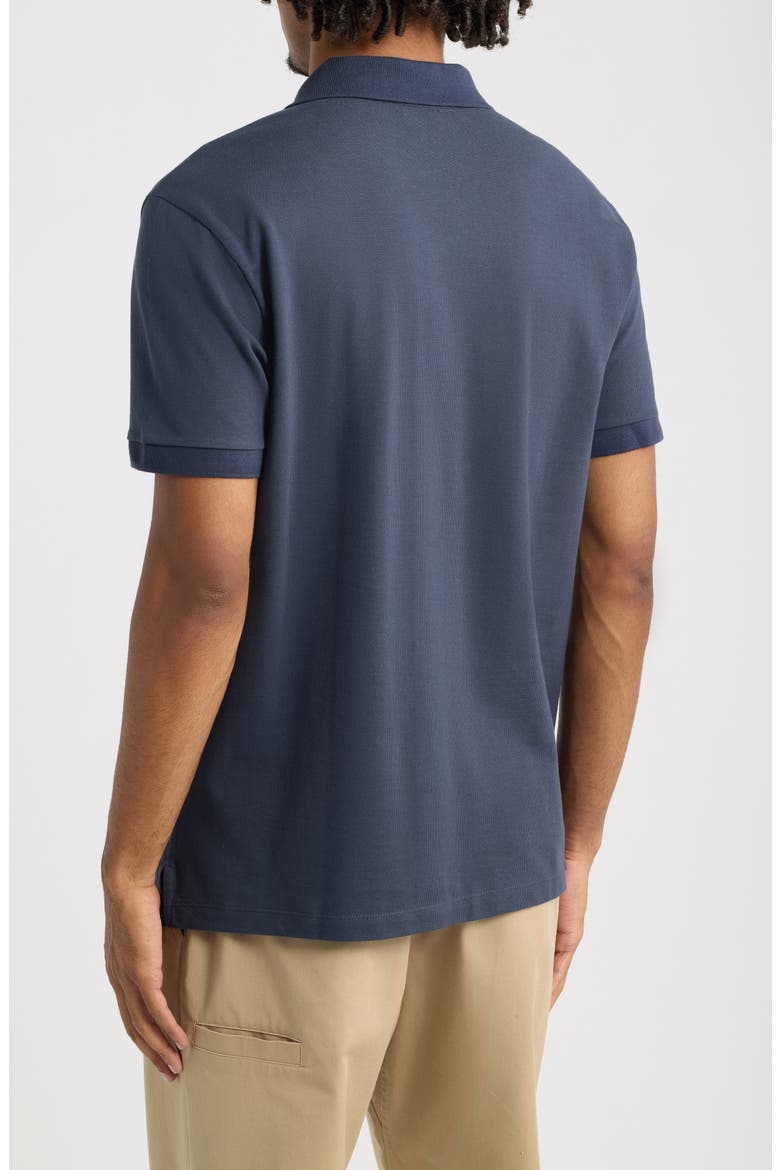 Cotton Polo, Alternate, color, OMBRE BLUE