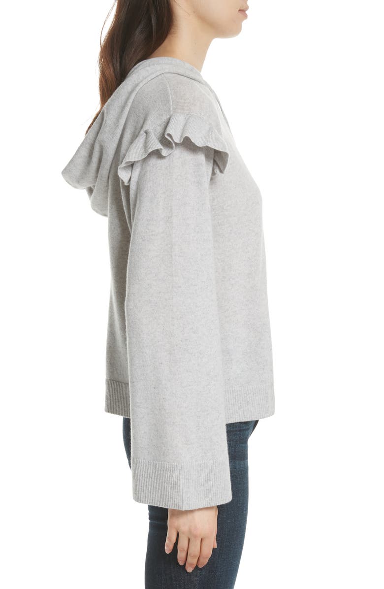 Joie Pammeli Wool & Cashmere Hoodie Sweater, Alternate, color,