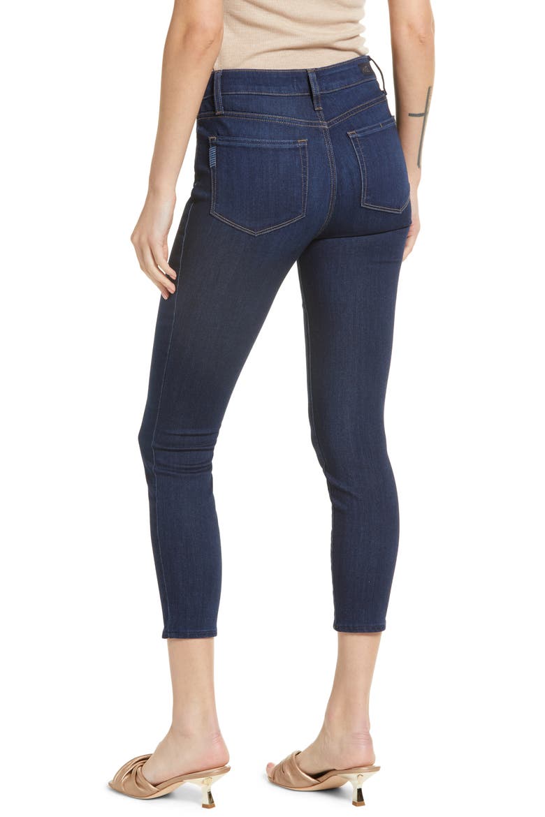 Hoxton Transcend High Waist Crop Skinny Jeans, Alternate, color, BALMORAL