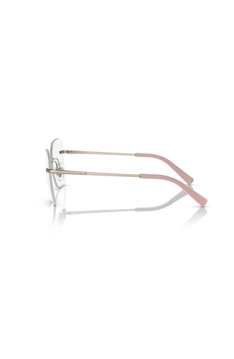 Tiffany & Co. 55mm Irregular optical glasses, Alternate, color, Gold