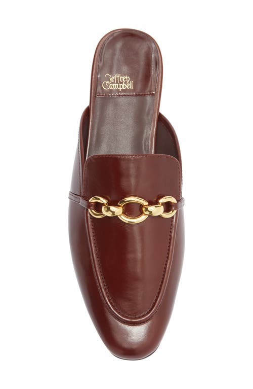 Jeffrey Campbell Clerk Bit Loafer Mule In Brown