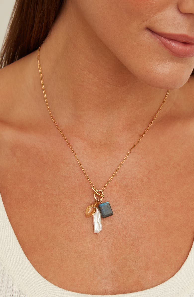 Chan Luu Labroadorite Mix Voyage Necklace, Alternate, color, Labradorite Mix