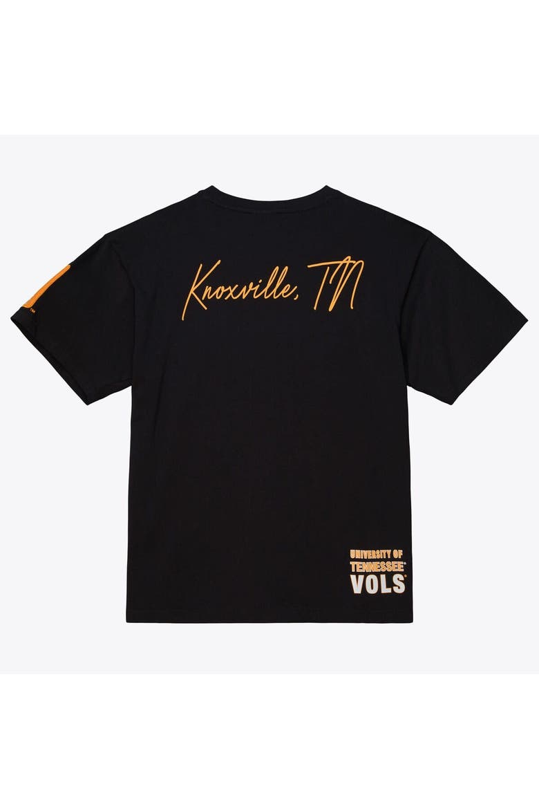 Men's Mitchell & Ness Black Tennessee Volunteers Double Clutch Premium T-Shirt, Alternate, color, Black